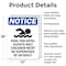 Signmission Pool For Hotel Guests, 12 in W x Rectangle, Aluminum OS-2PACK-NS-A-1218-V-17687 - alternate 6